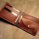 Bifold Handmade Embossed Leather Wallet