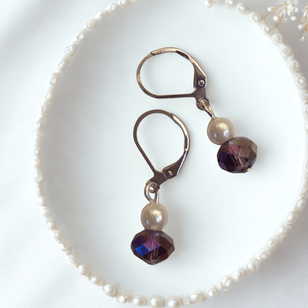 Purple Sparkle & Pearls
