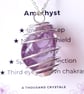 AMETHYST NECKLACE, Spiral Cage, Handmade, Reiki Infused, Reiki Charged, Gemstone