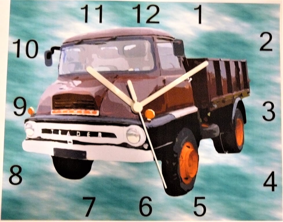thame trader wall hanging clock trucks lorry