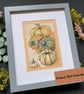 Pumpkins original drawing, pumpkin wall art, kitchen wall decor - Image 9