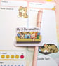 My 3 Personalities Cat Sticker Funny Mood Swings Die cut Decal