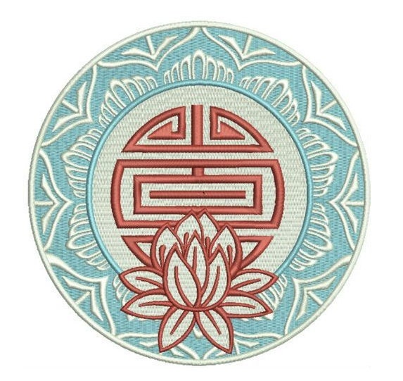 Lotus Flower Patch - available in 4 sizes