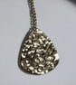 Molten Ripple silver pendant necklace - Image 2