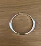 "Constants" - Heavy Hand Forged Sterling Silver Bangle - 40g - Made to any size - Image 5