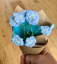 Forget-Me-Not bouquet, crochet everlasting spring flowers - Image 2