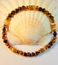 Tiger's Eye And Shell Bracelet - Handmade In Devon. - Image 3