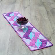 Table Runner Colourful Twisted Pole patchwork w... - Folksy