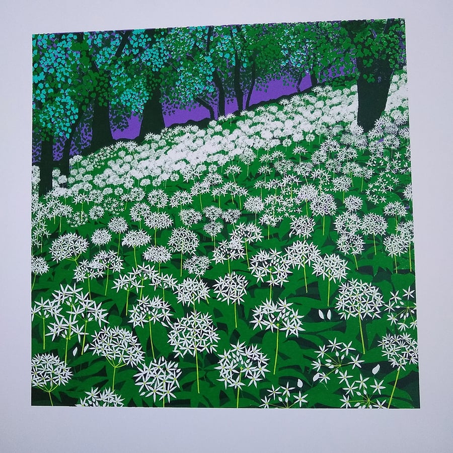 'Ransom Flowers' original screen print - perfectly imperfect