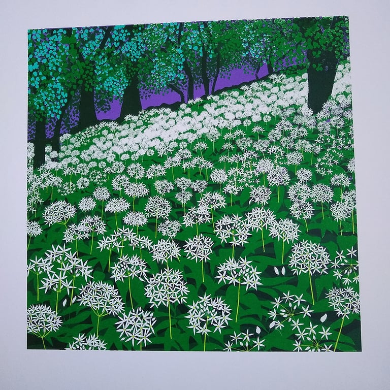 'Ransom Flowers' original screen print - perfectly imperfect