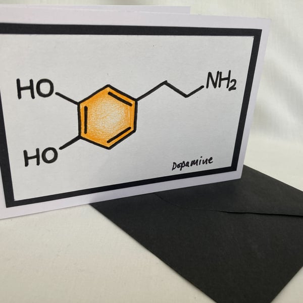 Dopamine greetings card
