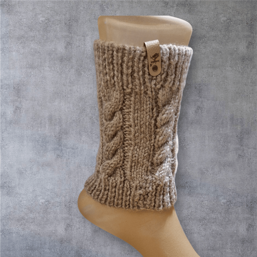 Ankle Warmers hand knitted to keep you warm