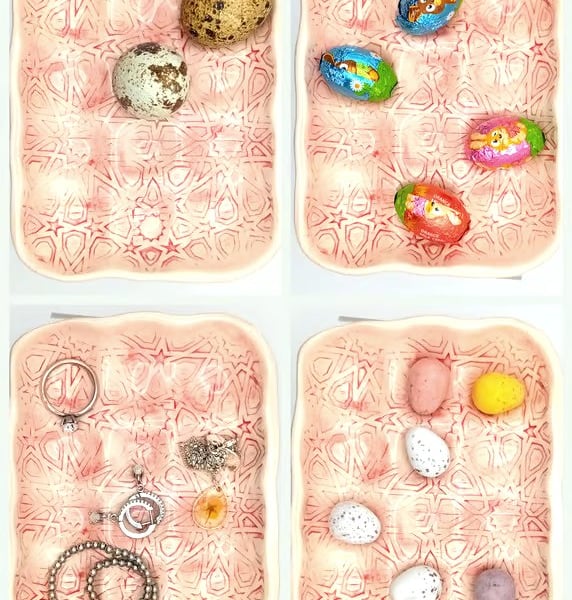 Mini egg trays or jewellery dishes