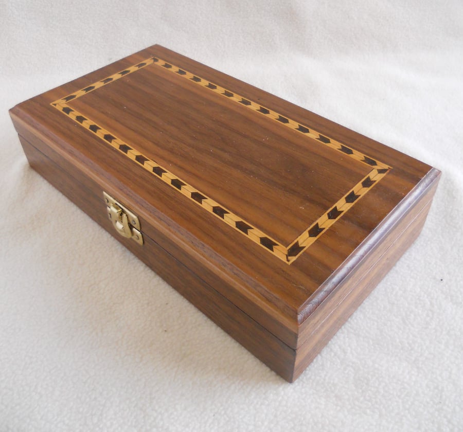 Solid walnut Bridge box set