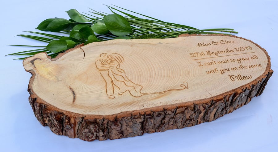 Rustic Top Table Centrepiece - Wedding Decoration - Cake Stand - Tree Slice