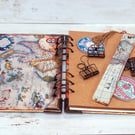 A5 Scrapbook Album with Map Covers