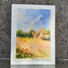 Summer Heat  Blank Card. Original Painting.v260154