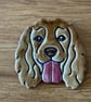 Handmade ceramic spaniel fridge magnet - Image 3
