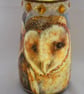 Decoupaged Owl Glass Lamp. - Image 6