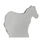 Zebra Ceramic Ornament - Handmade - Image 2