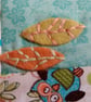 Sewing craft kit - hand appliqued owl picture - Image 7
