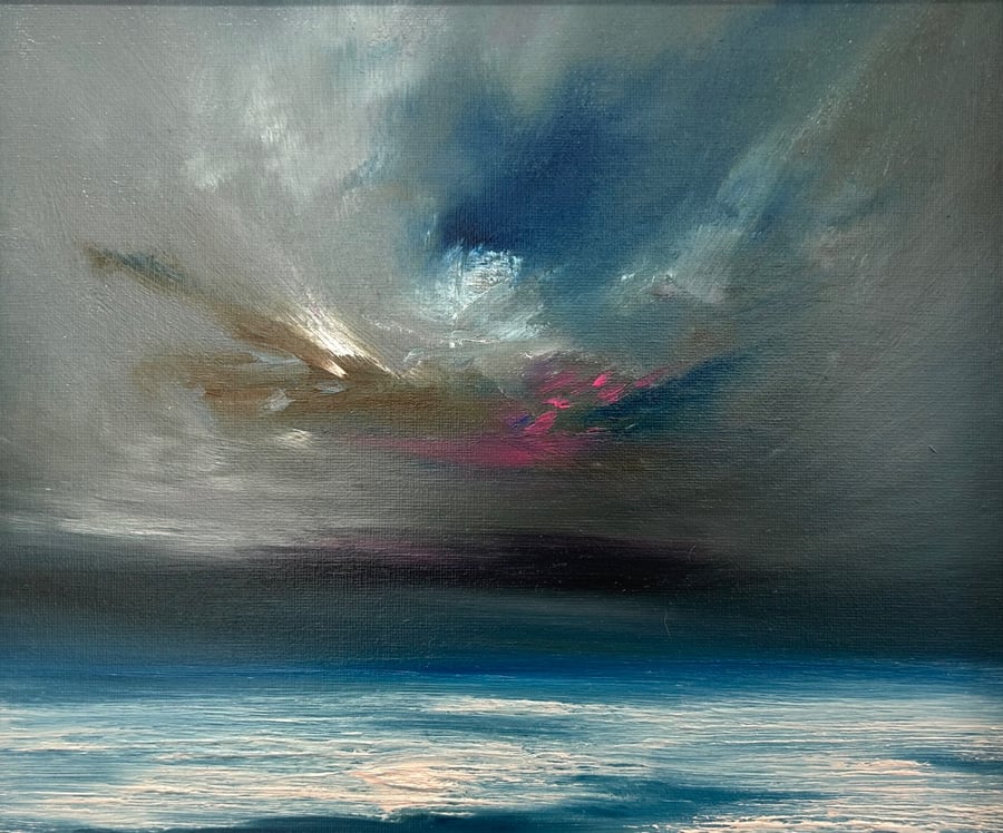 Sea Foam and Pink Clouds