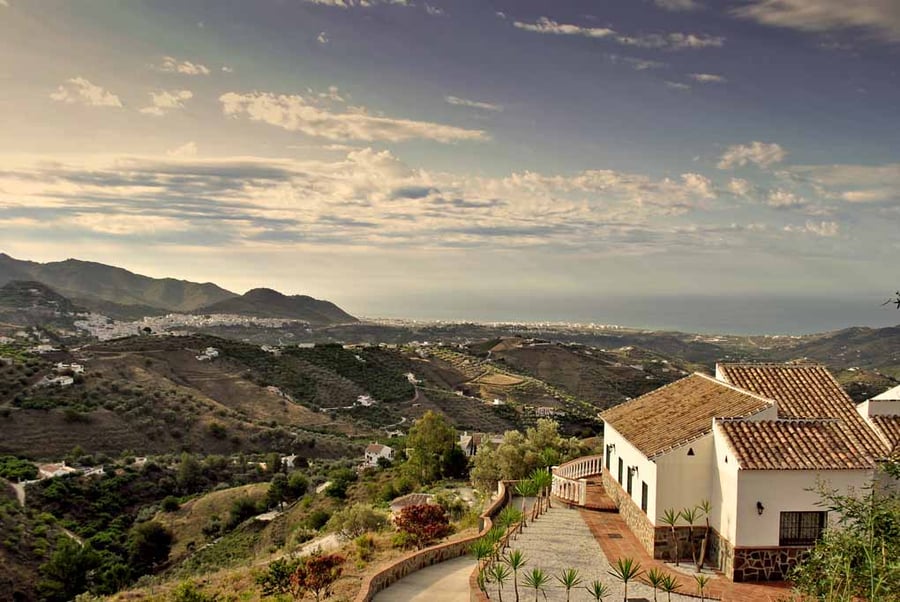 Frigiliana Andalusia Costa Del Sol Spain 18"x12" Print