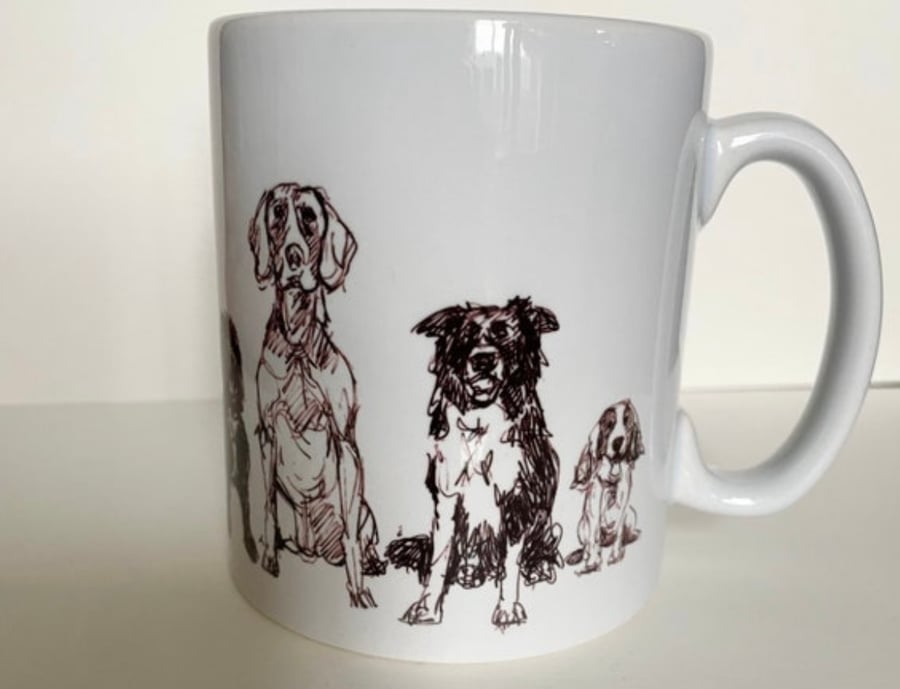 Dog line-up Mug