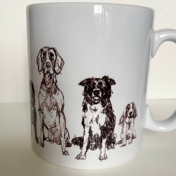 Dog line-up Mug