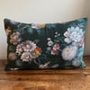 SALE Vintage barkcloth cushion cover