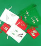 Sparkly Christmas Tree Earrings    Crystal   Stocking Filler - Image 5