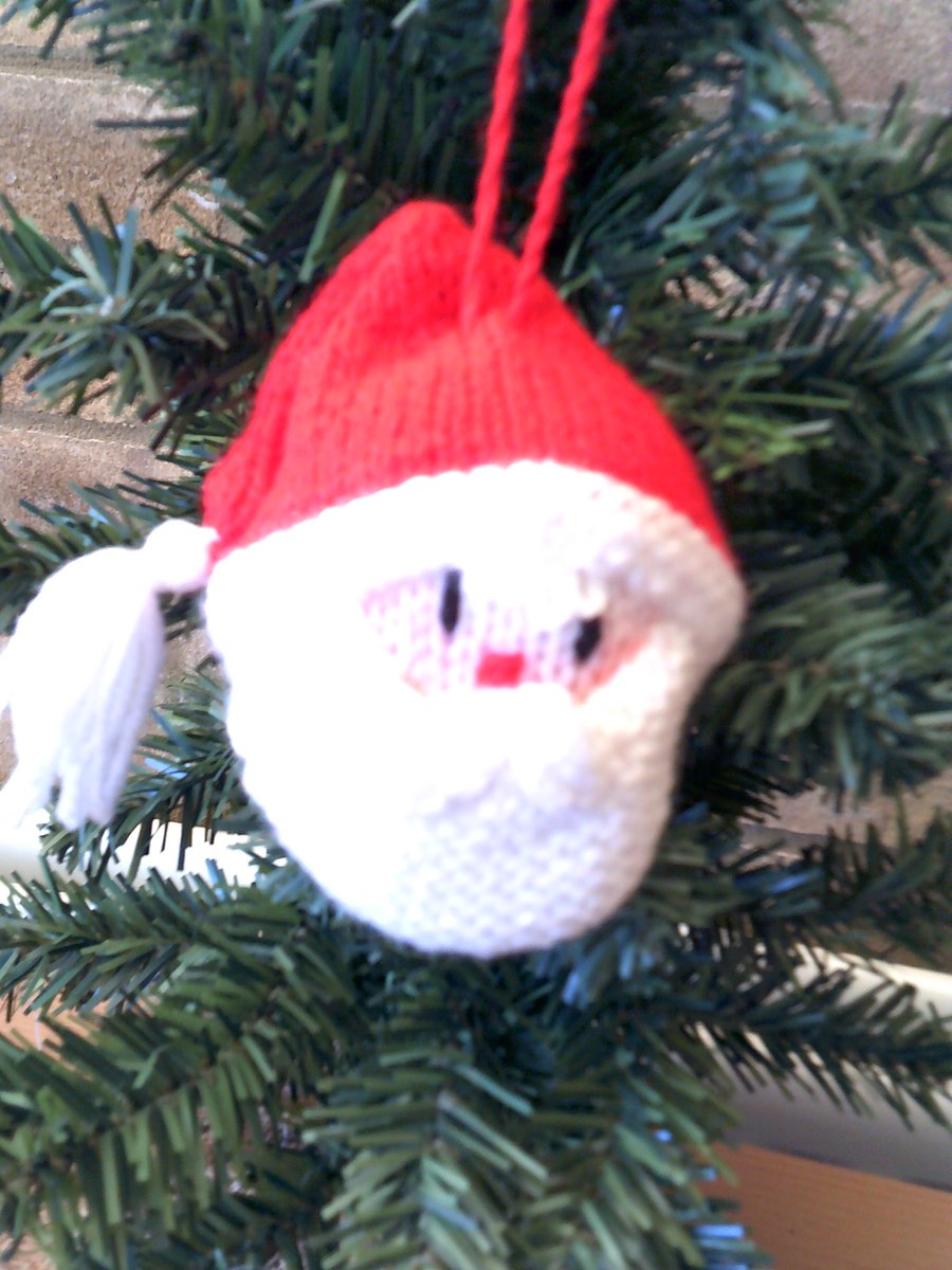 Hanging Santa Head