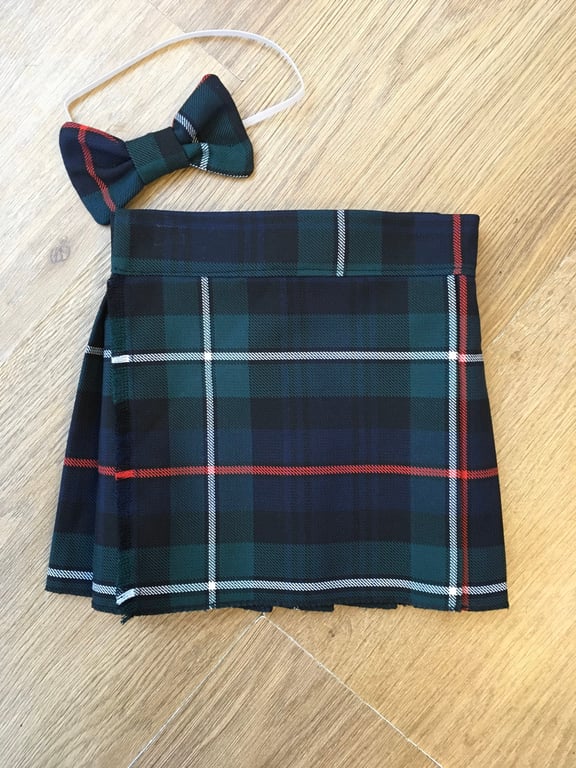 MacKenzie Tartan Kilt and Bow Tie for babies , children