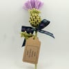 Crochet Thistle- Alternative to a Greetings Card 