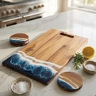 Handmade Charcuterie and Coaster Sets - Wave Resin - Housewarming