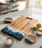 Handmade Charcuterie and Coaster Sets - Wave Resin - Housewarming