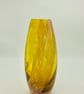 Amber Waterfall Vase
