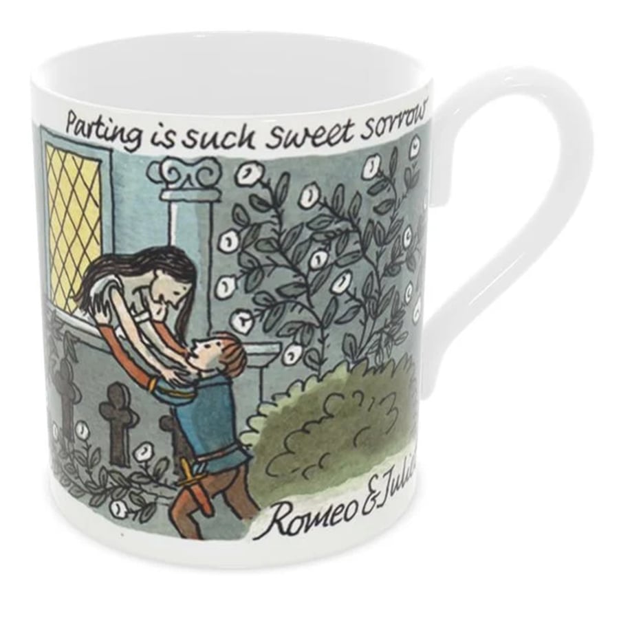 Romeo and Juliet bone china mug