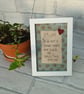 Freemotion framed Mothers verses, Mothers Day, Mum gift