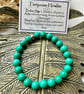 Turquoise Howlite - Elasticated Bracelet  - Image 1