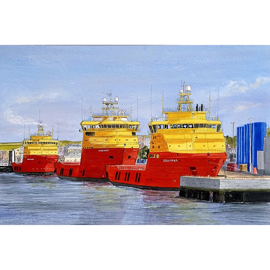 101 Bespoke Original Pen & Watercolour Industrial Scene Commissions