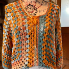 Sandy Sunset Lace Up Pullover Size 10-14