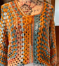 Sandy Sunset Lace Up Pullover Size 10-14