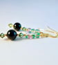 Green Necklace & Earrings Gift Set, Swarovski Crystals, Reduced To Clear - Image 6