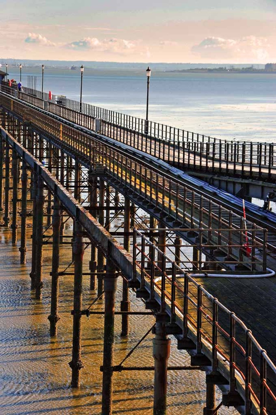 Southend on Sea Pier England Essex UK 12"x18" Print