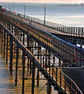 Southend on Sea Pier England Essex UK 12"x18" Print - Image 1