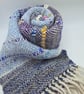 Fully textured woven scarf