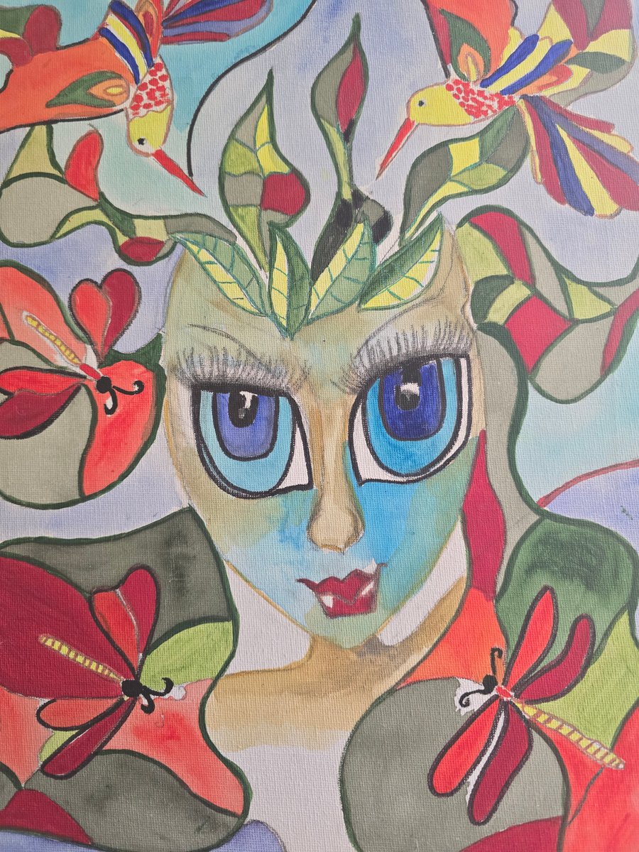 Fairy Acrylic Painting