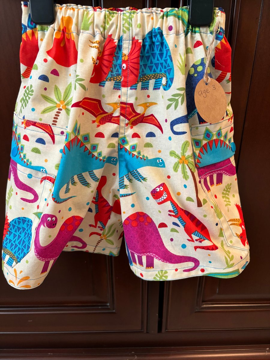 Dinosaur Print Shorts