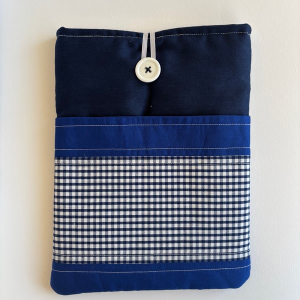 Gingham IPad, Tablet, Book sleeve